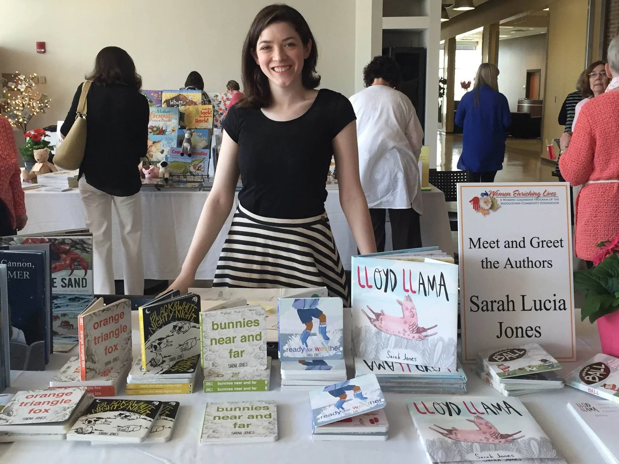 Sarah Jones has written and/or illustrated eleven books with blue manatee press, including the ROYGBaby series!