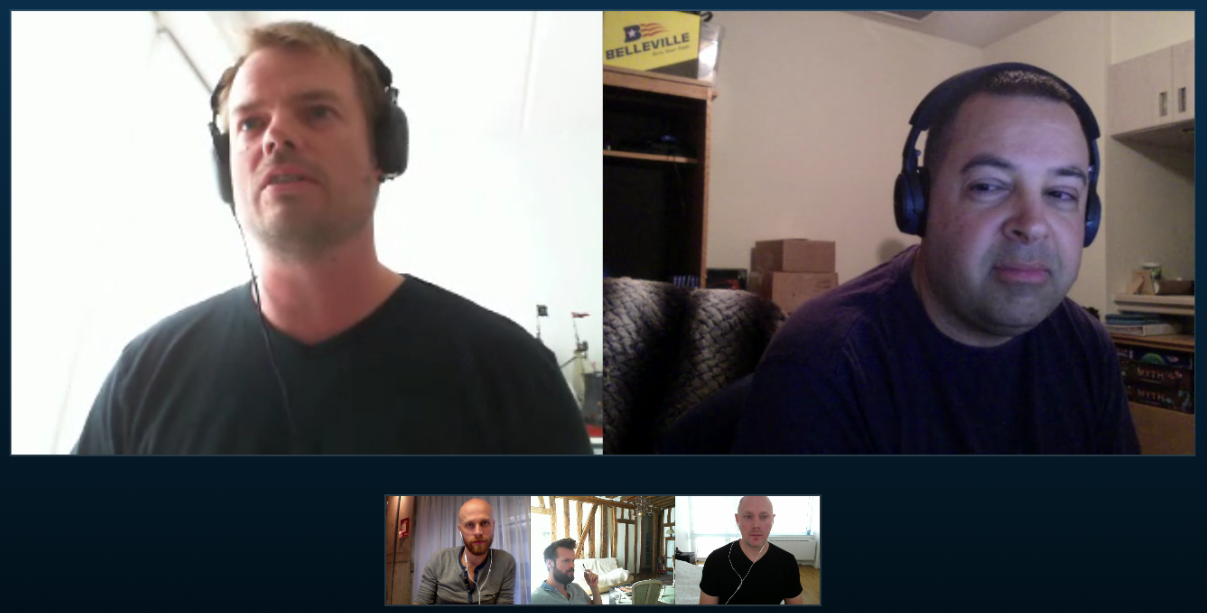 Our intrepid gaming group