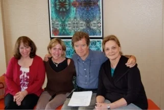 Dr Deborah McLeod, Dr Nancy Moules, Dr Richard Kearney and Dr Nancy Johnston