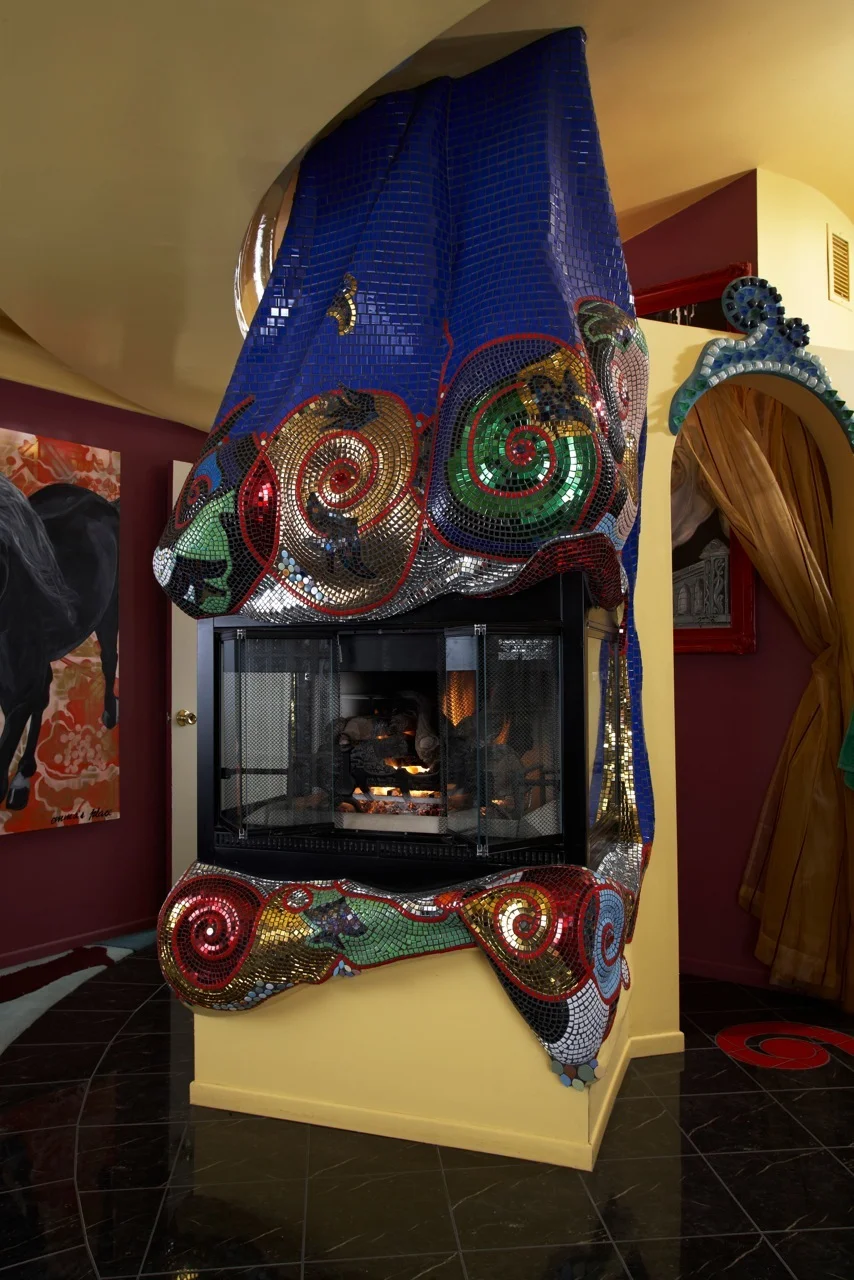Mosaic Fireplace