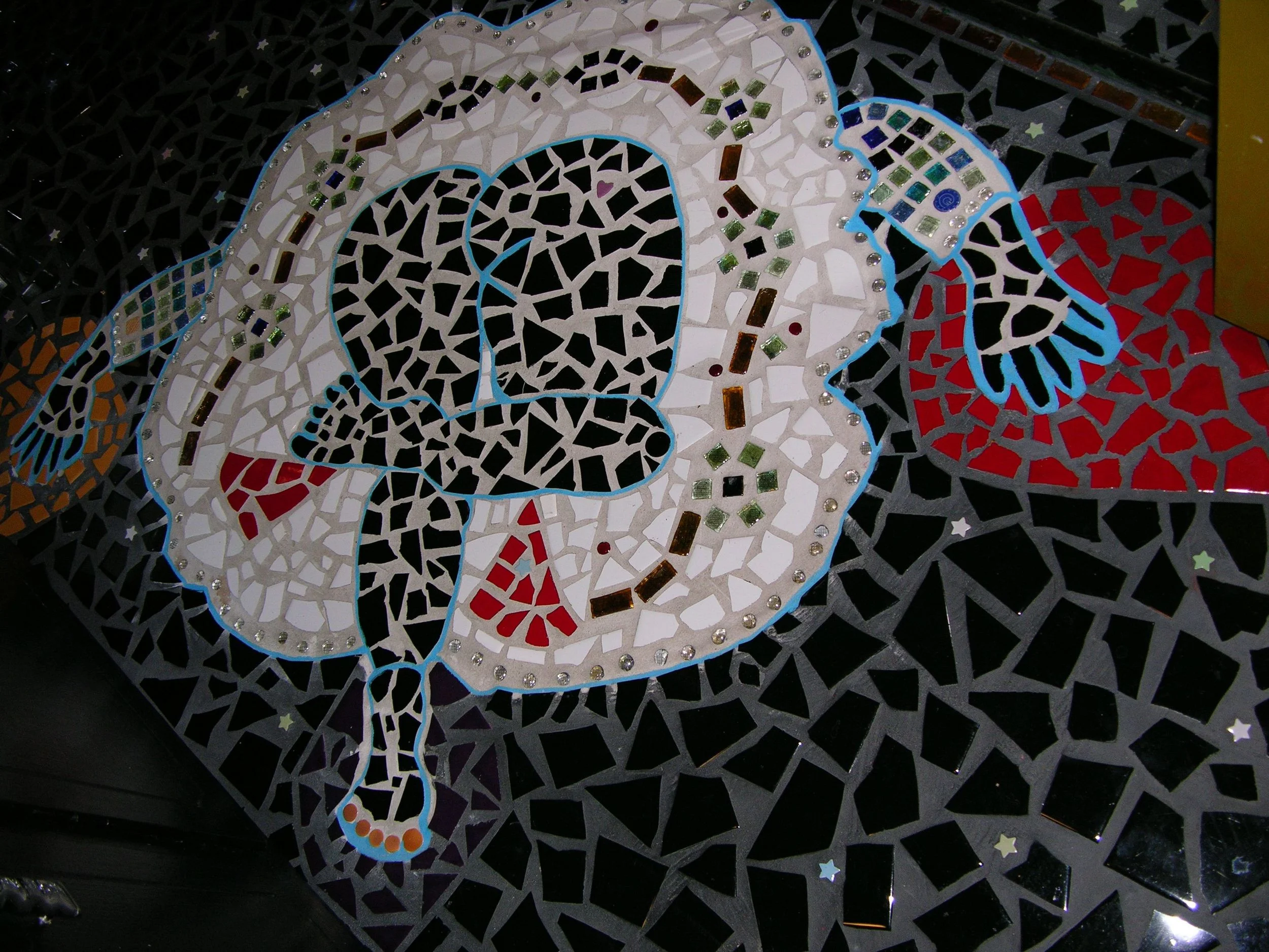 Mosaic Shower Floor - Spash Down