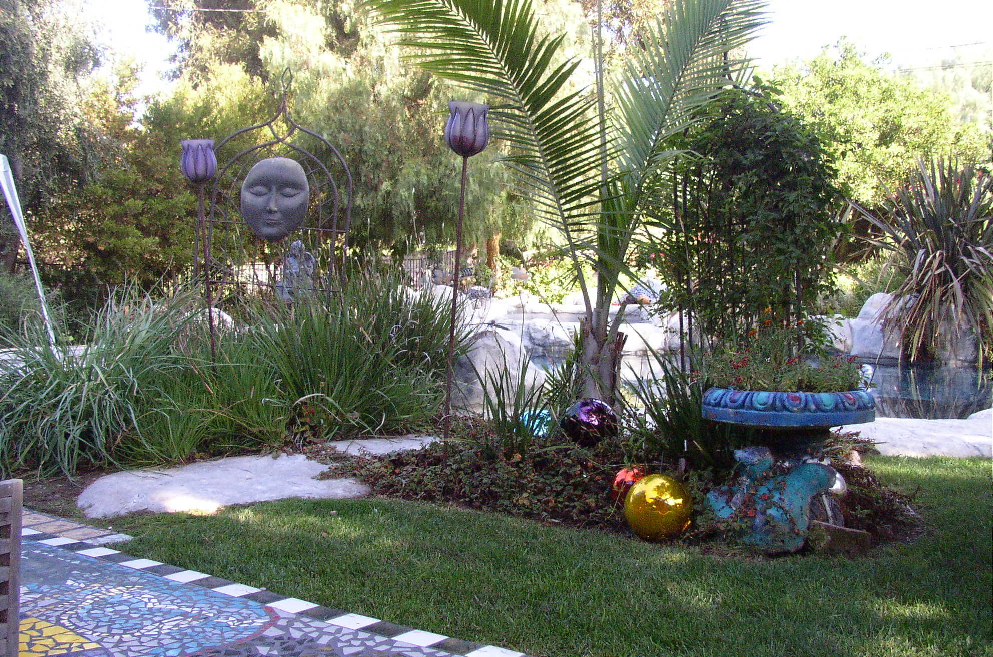 Backyard Shiny Garden Balls