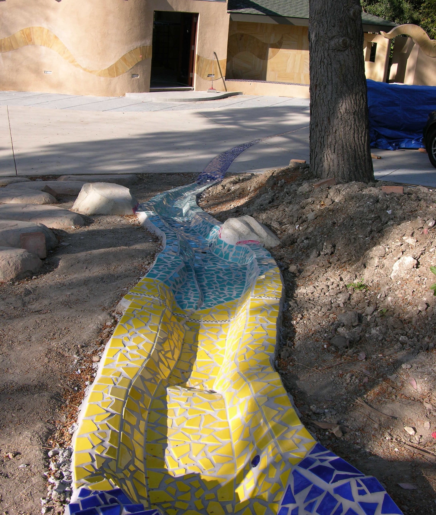 Mosaic Dry Creek Bed