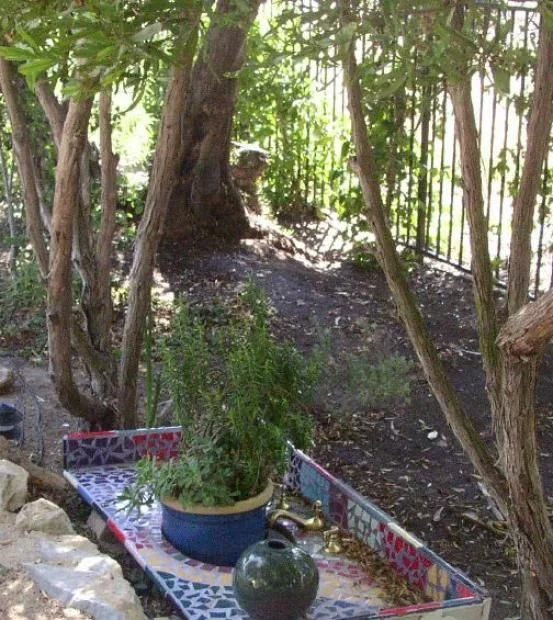 Mosaic Garden Sink