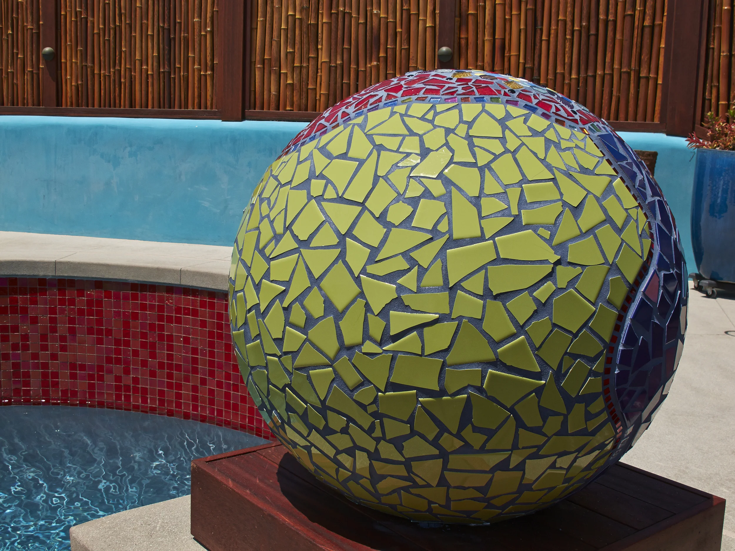 Mosaic Tile Garden Ball