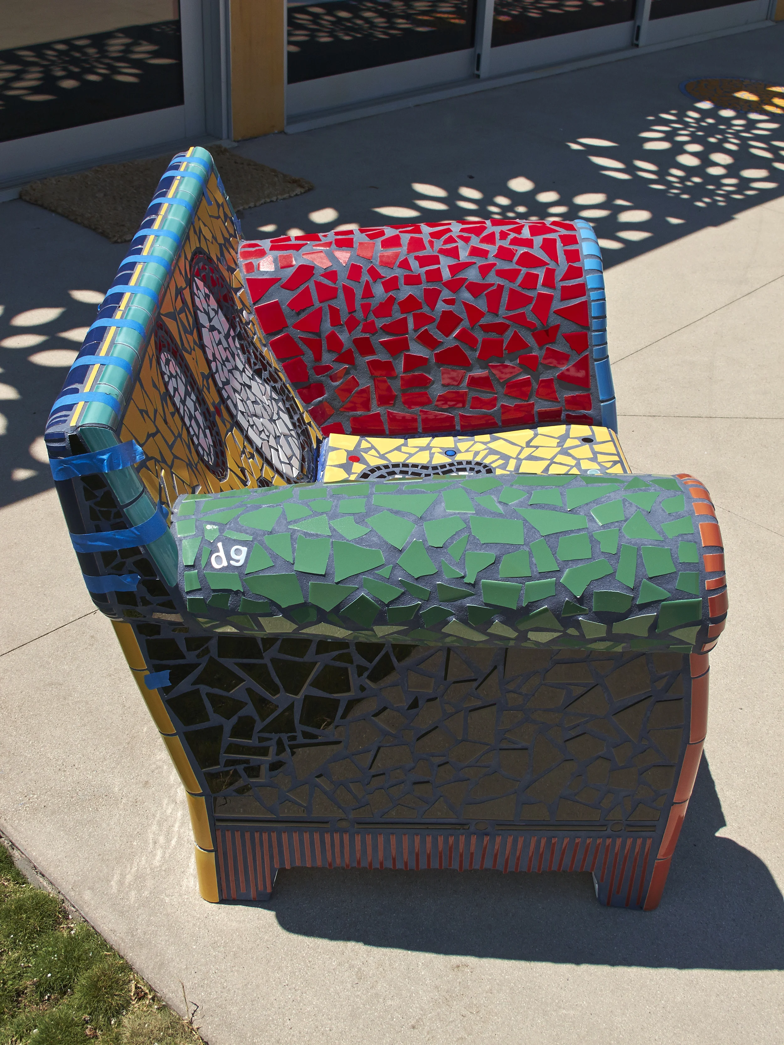 Mosaic Tile Club Chair