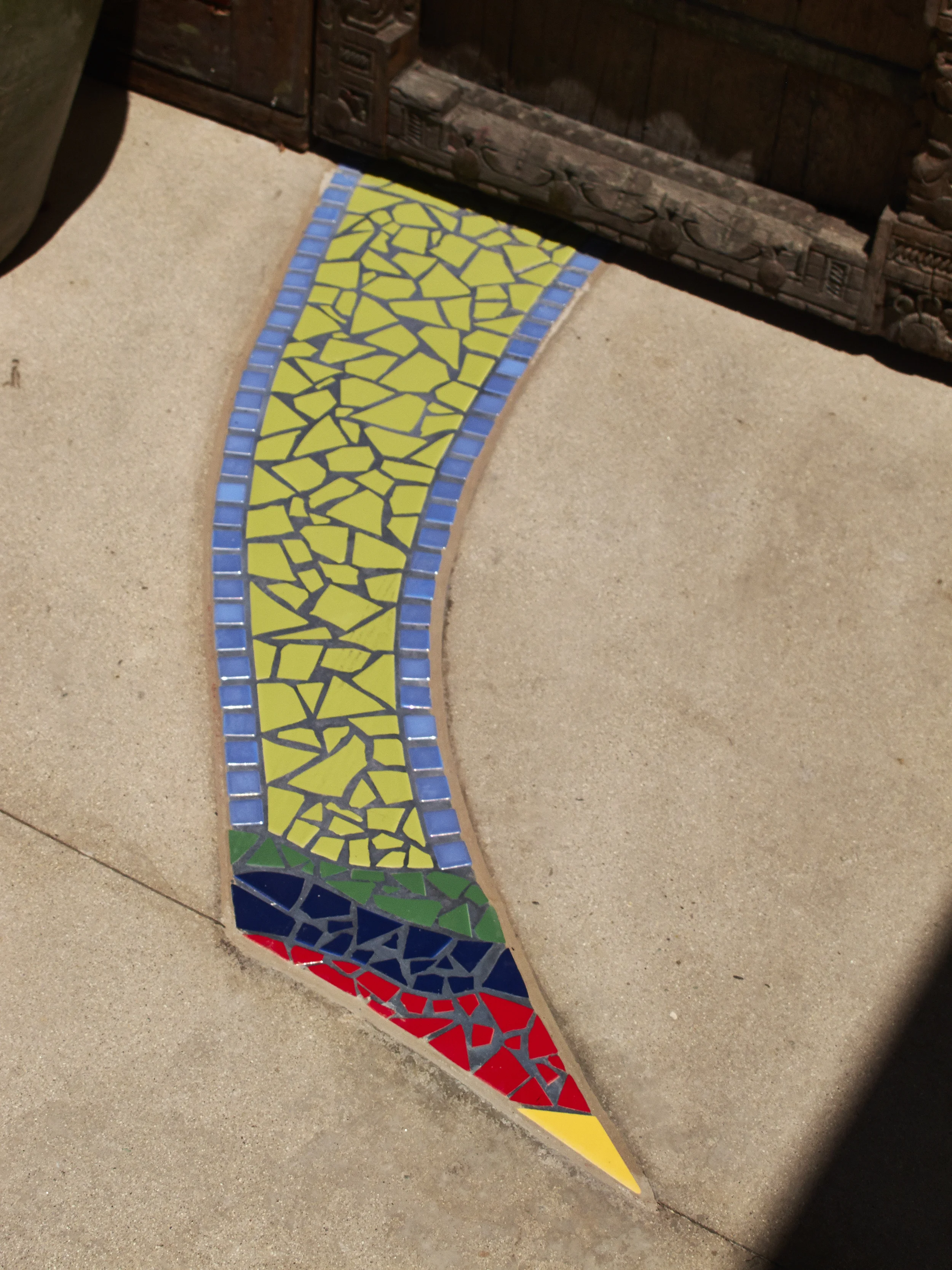Mosaic Tile Walkway