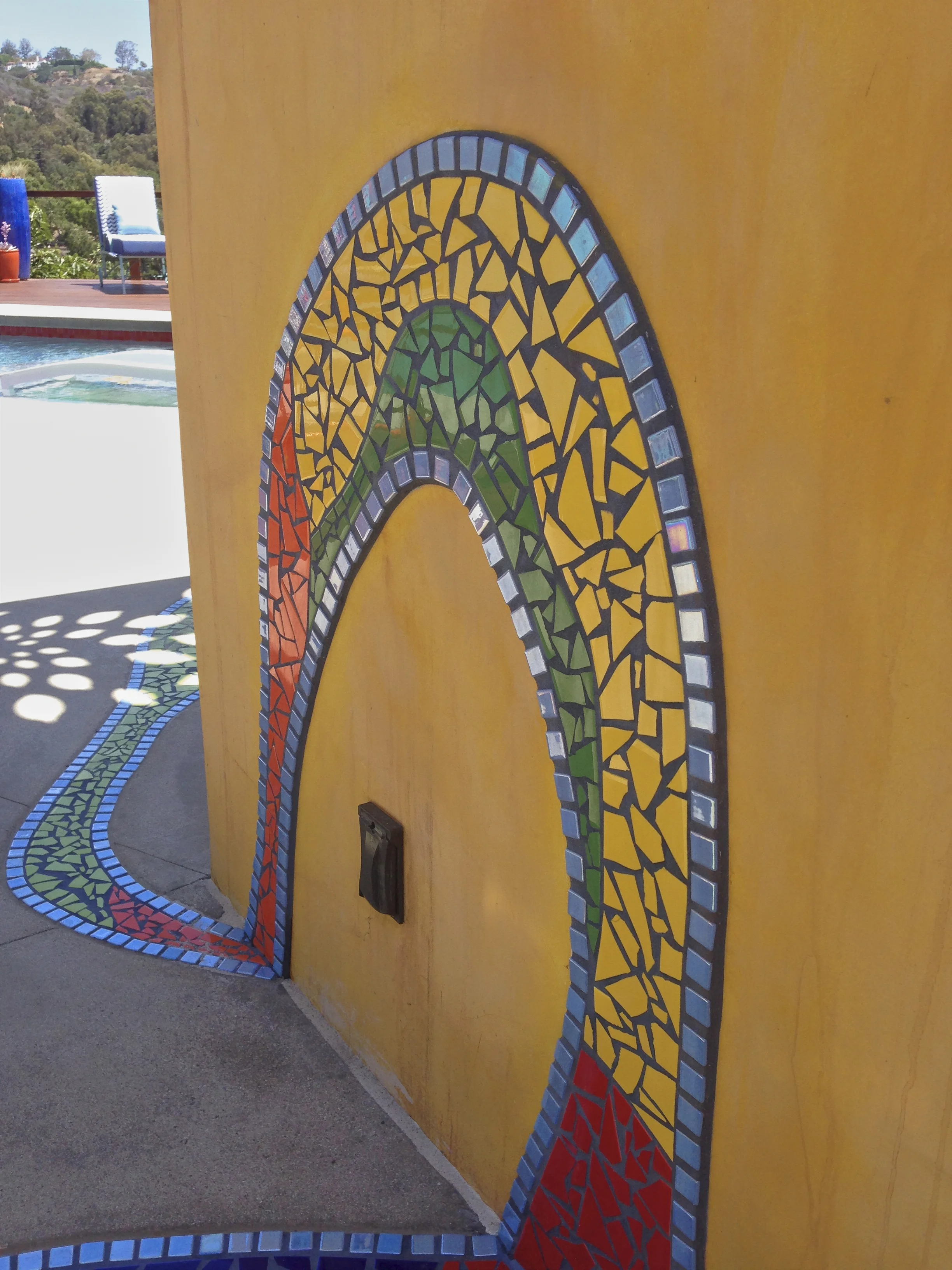 Mosaic Tile Walkway