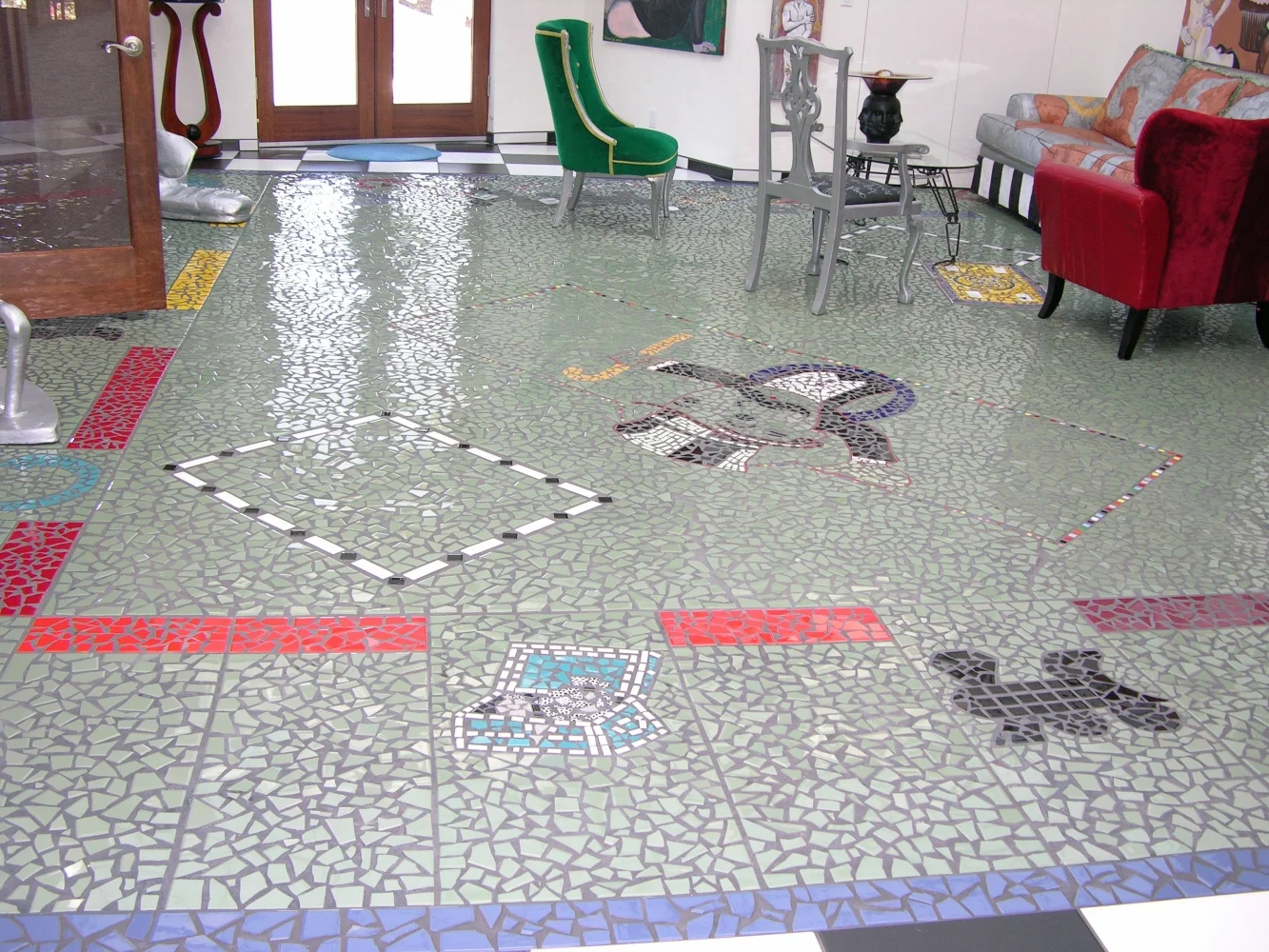 Mosaic Monopoly Floor