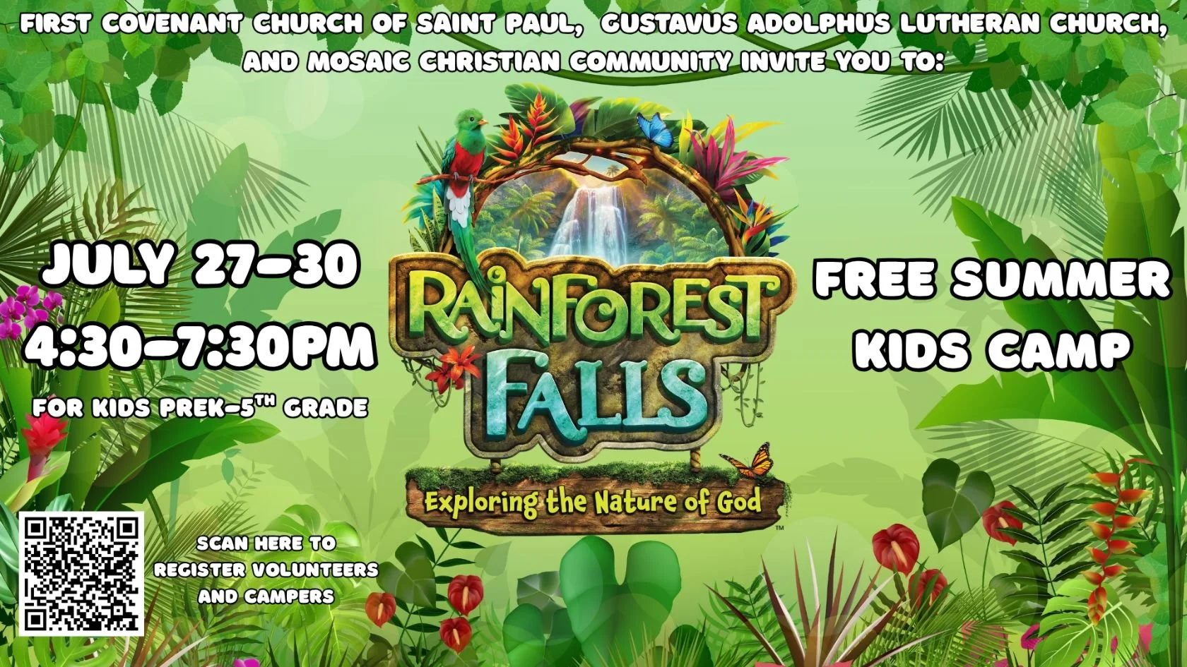 Evening VBS Rainforest Falls