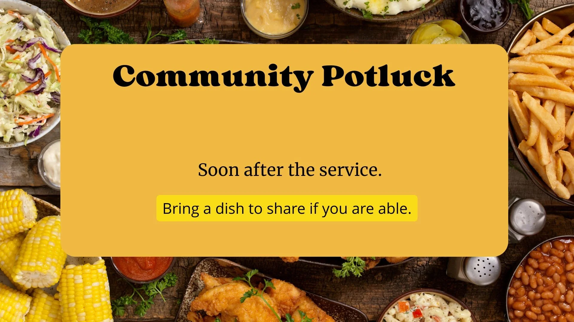 Community Potluck 