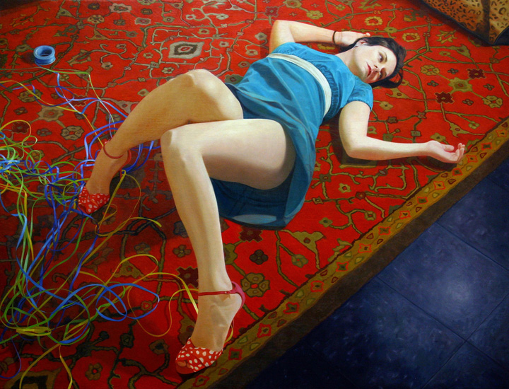  Auld Lang Syne, Oil on Linen, 32" x 42", 2008  SOLD 