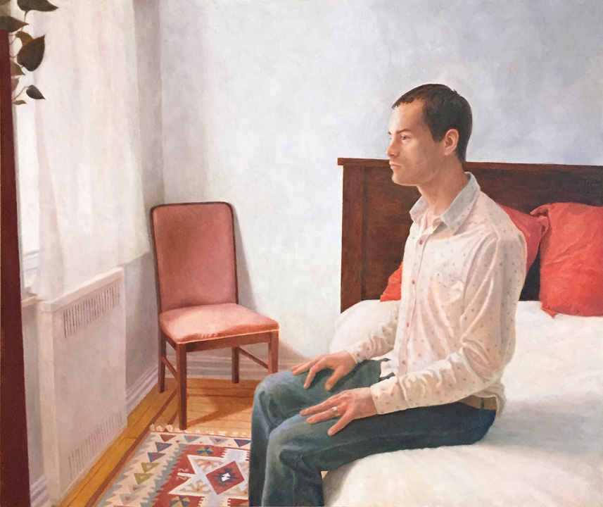  Bedroom, Oil on Wood, 20" x 24", 2007 SOLD 