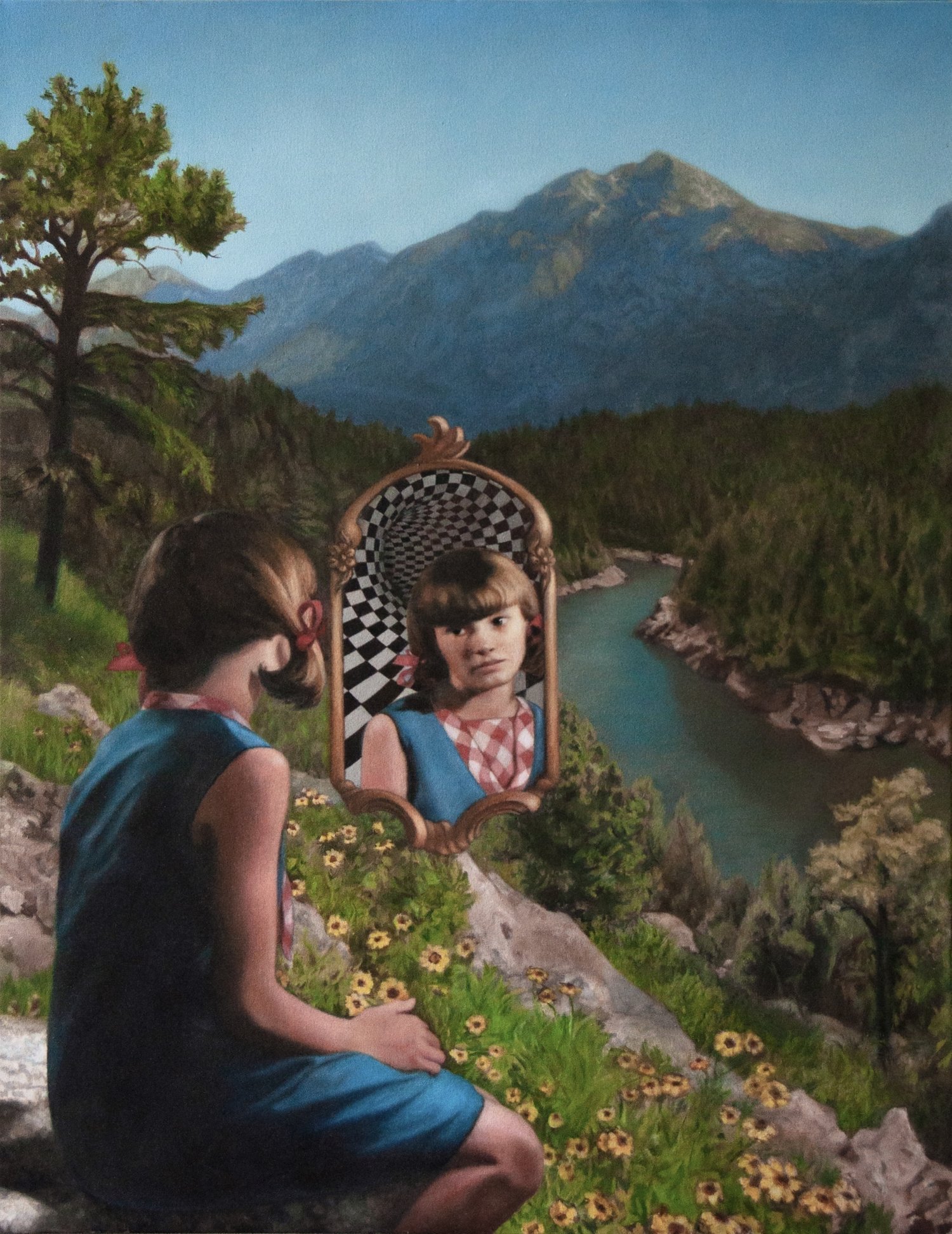  The Looking Glass I, Oil on Canvas, 48" x 36", 2020 