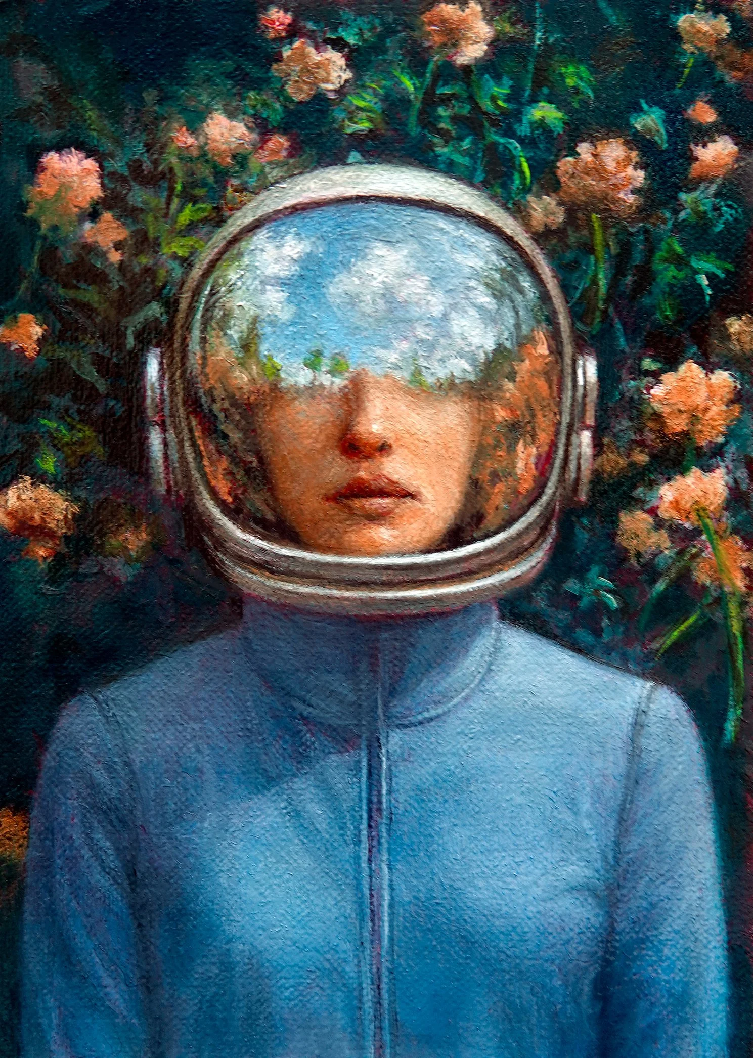 Nephele, Oil on Linen on Panel, 7” x 5”, 2025 For inquiries contact info@arcadiacontemporary.com