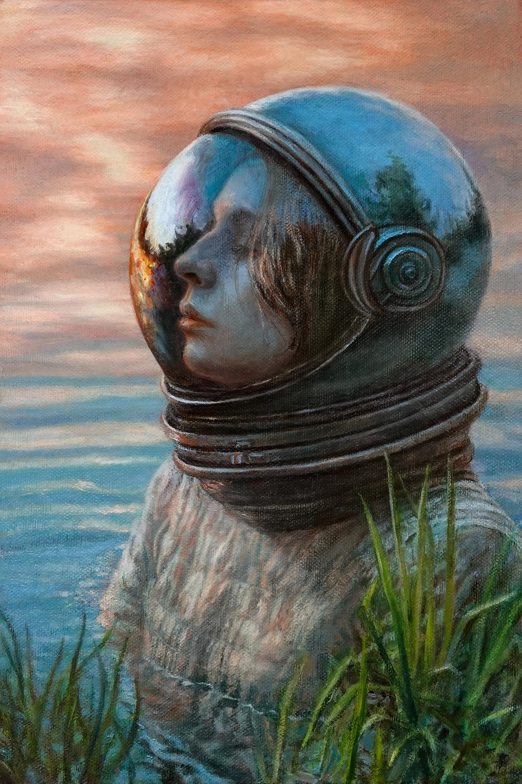   Cyrene , 2025, Oil on Canvas Panel, 12 x 8 in.  For inquiries contact  info@arcadiacontemporary.com  