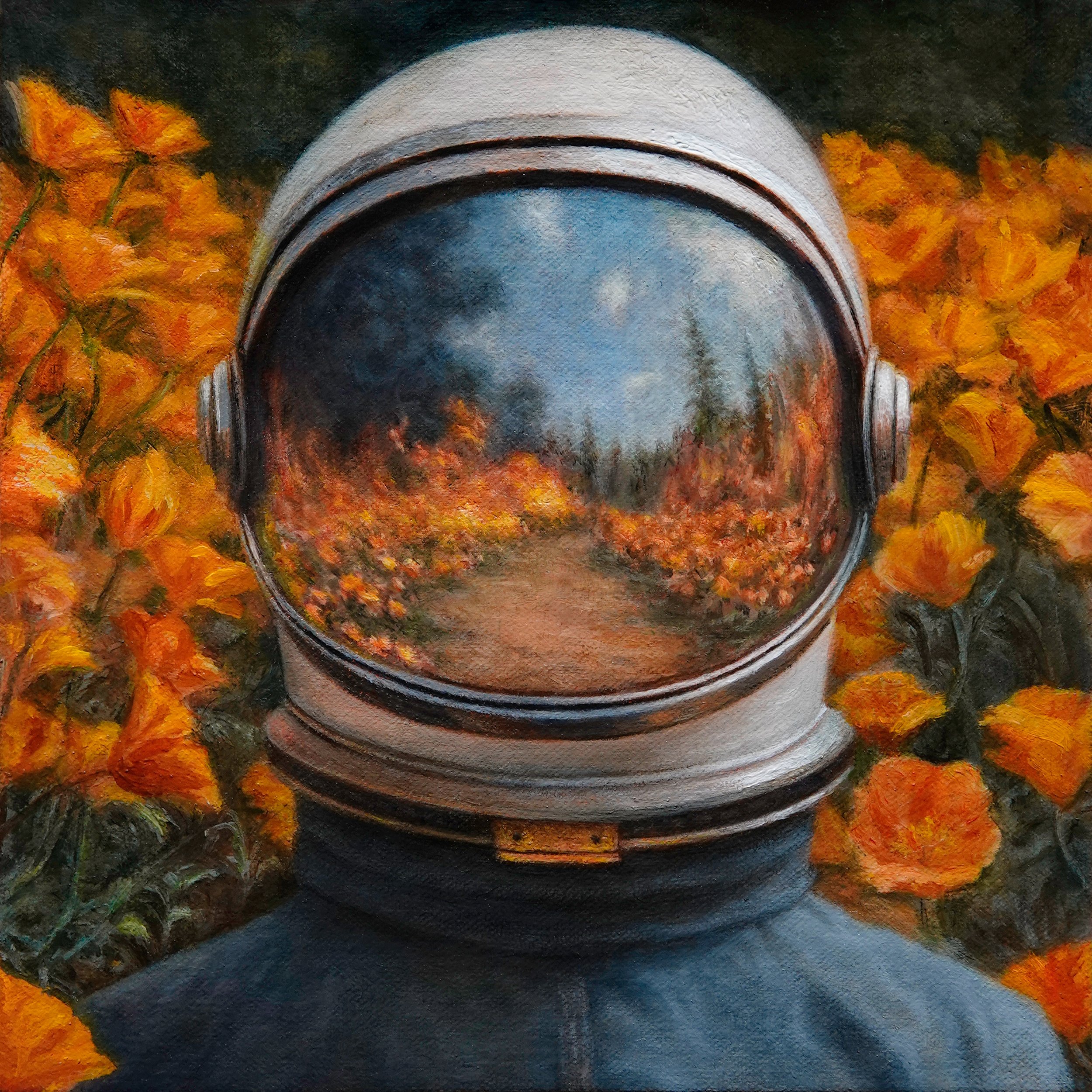   Eris , 2026, Oil on Canvas Panel, 8 × 8 in. SOLD  For inquiries contact  info@arcadiacontemporary.com  