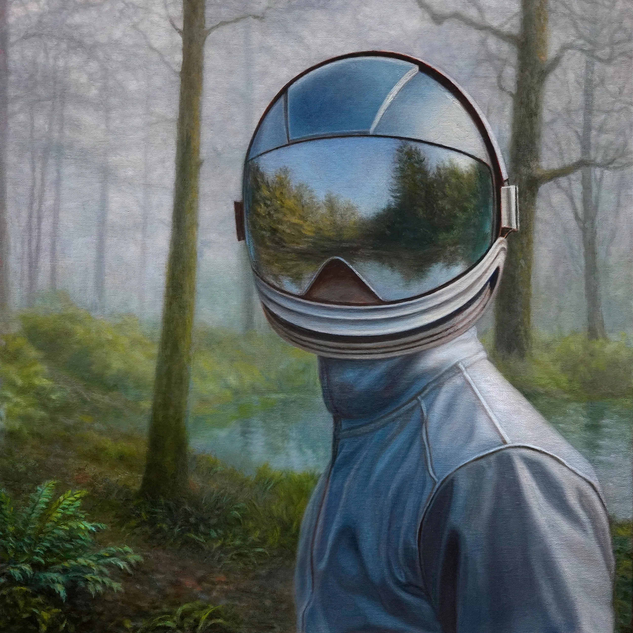   Hylas , 2026, Oil on Linen, 18 × 18 in.  For inquiries contact  info@arcadiacontemporary.com  