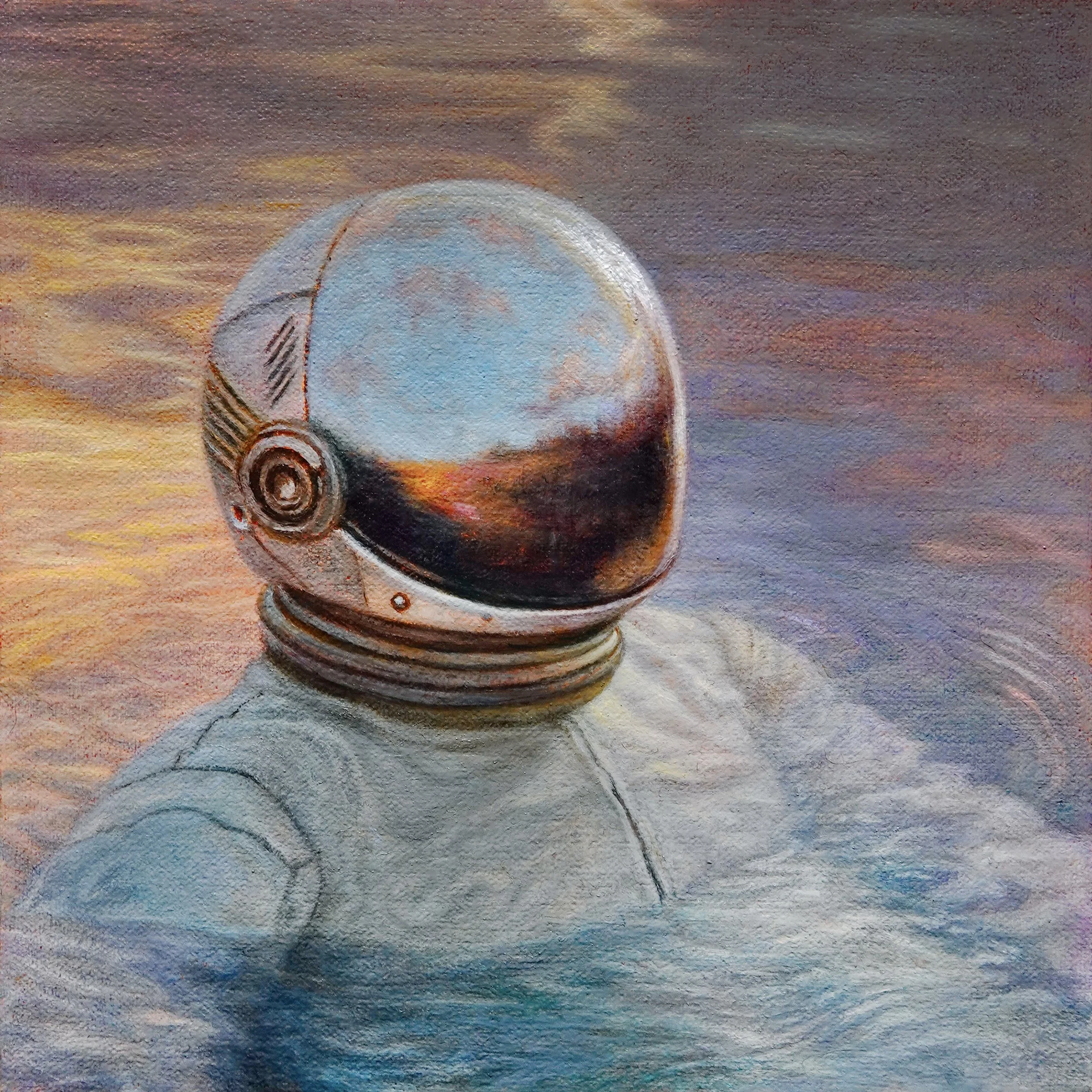   Nereus , 2026, Oil on Canvas Panel, 8 × 8 in.  For inquiries contact  info@arcadiacontemporary.com  