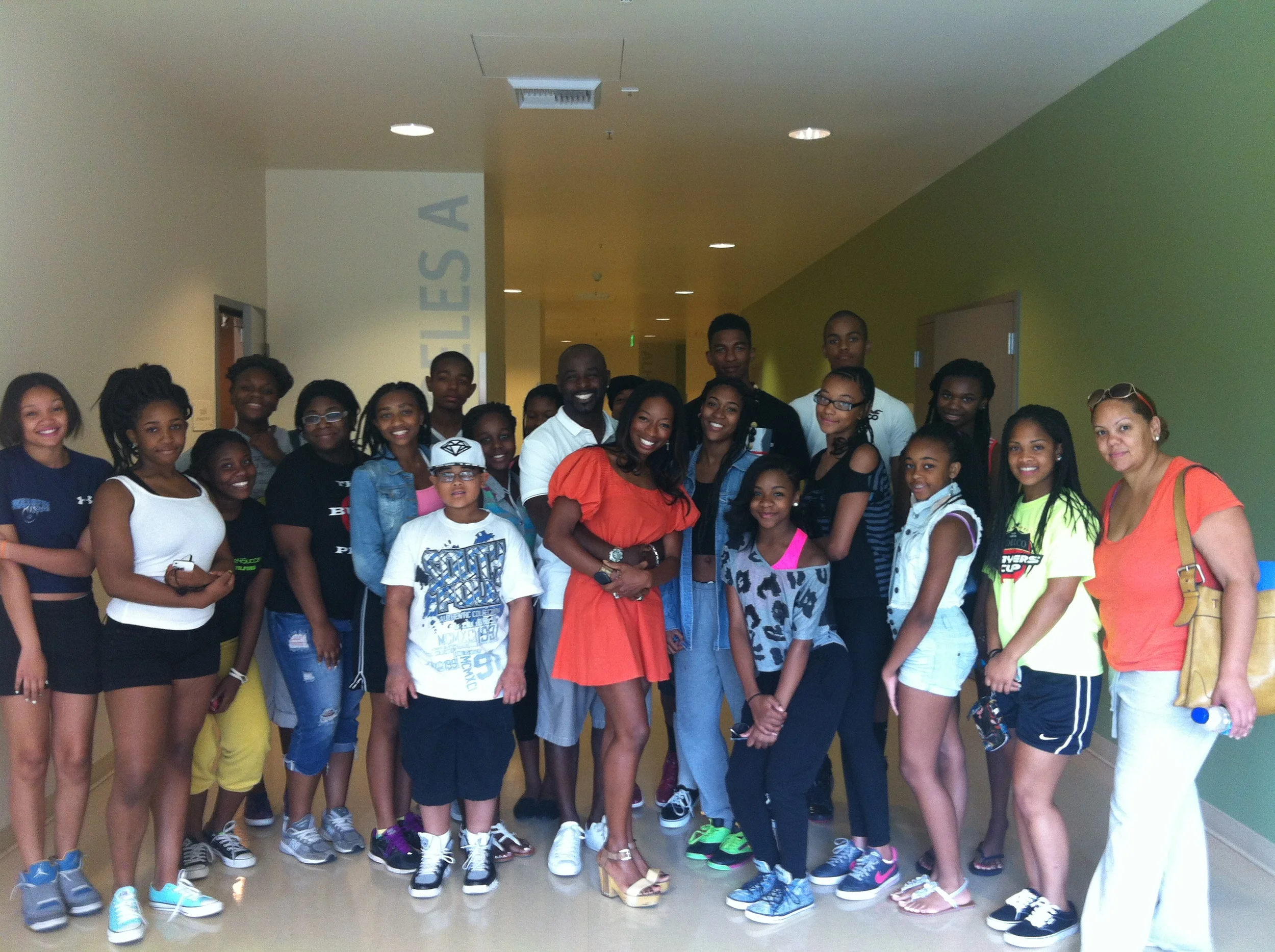 Tarote guest speaker Dahn and Allimi Ballard