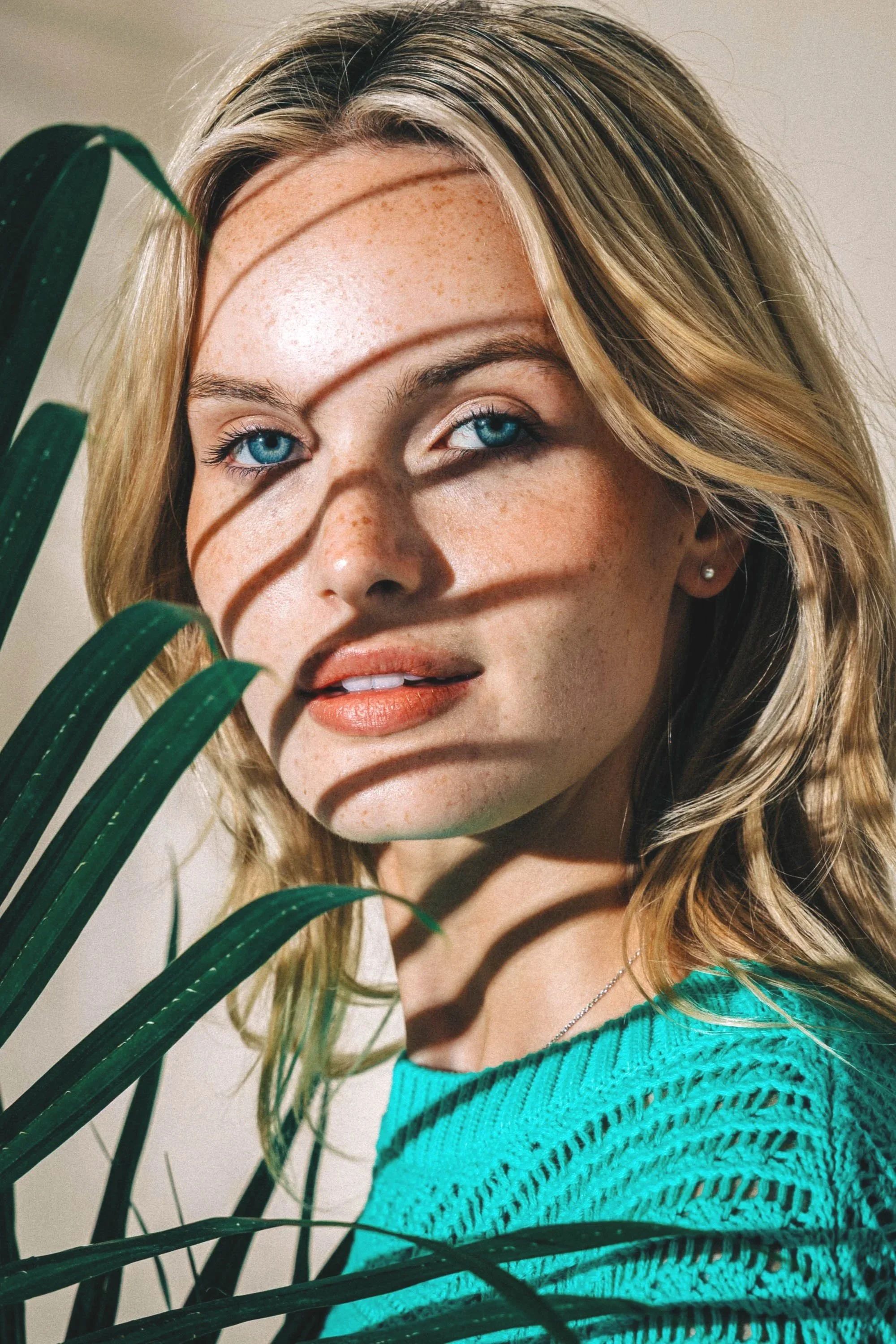 Medium close up of model Morgan Fletcher for Southern Tide - Southern Tide campaign photographed by Scott Wild
