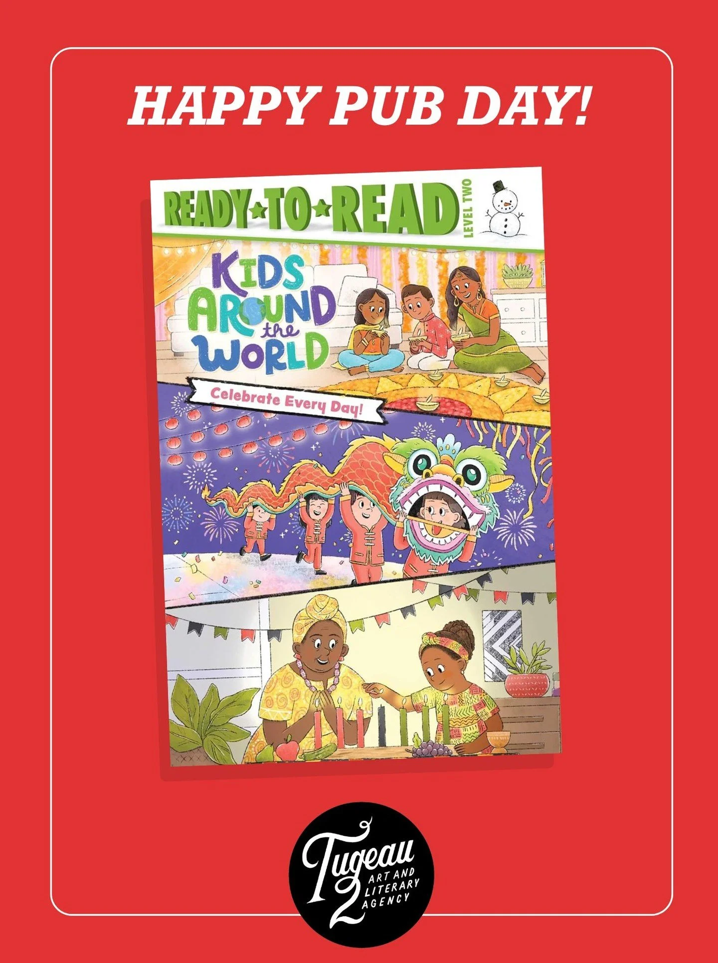 It's pub day for the latest installment in the Kids Around the World series, Celebrate Every Day!, written by Gloria Cruz and illustrated by our very own Clarice Elliott @gojii_illustration !

As far as we know, this is the final book in the series&m