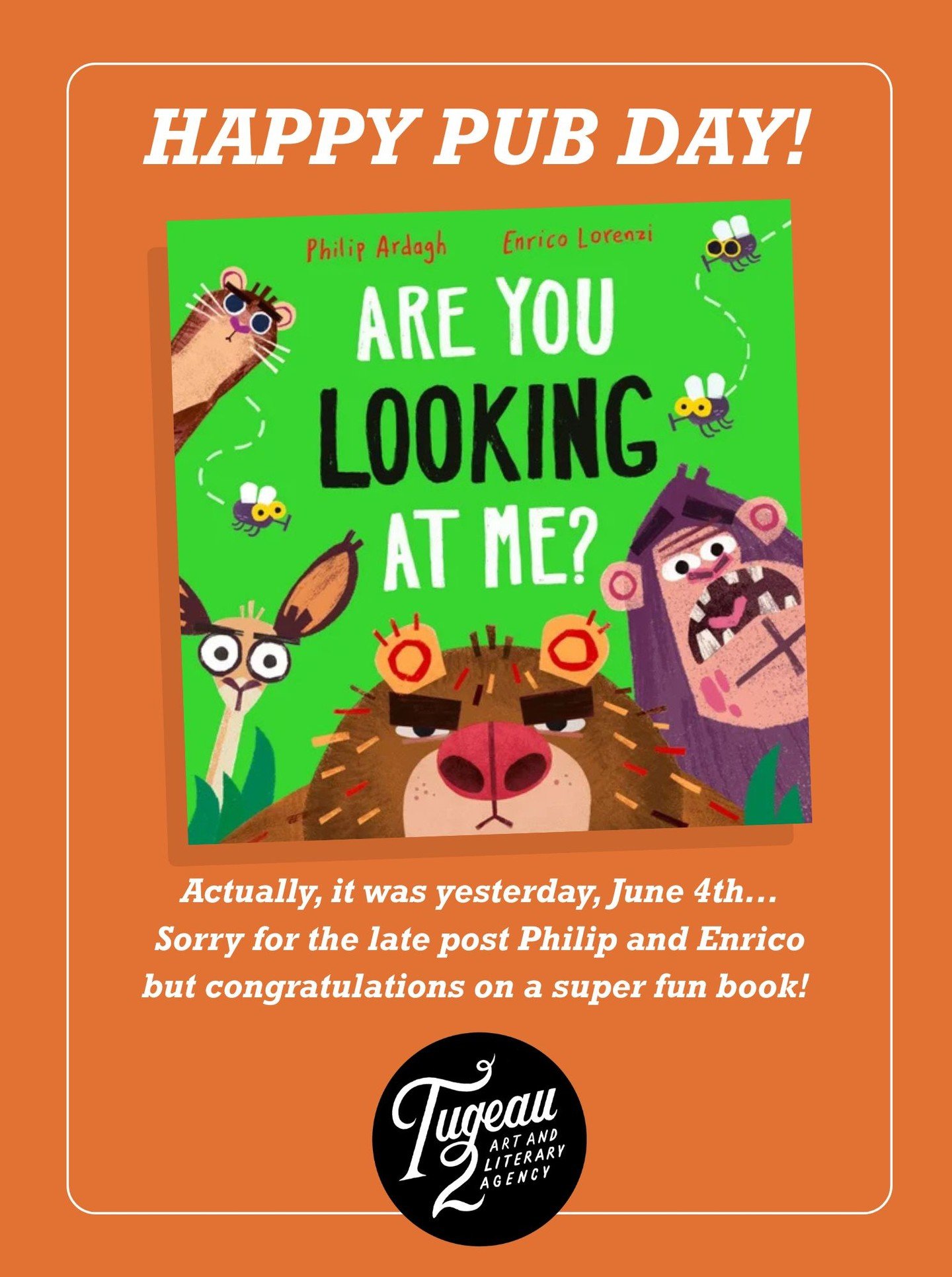 We're one day late to congratulate T2 artist Enrico Lorenzi @enrico.lorenzi on the publication of ARE YOU LOOKING AT ME?, written by Philip Ardagh @philipardagh and published by Little Tiger @littletigerbooks !

This wildly fun read-aloud is packed w