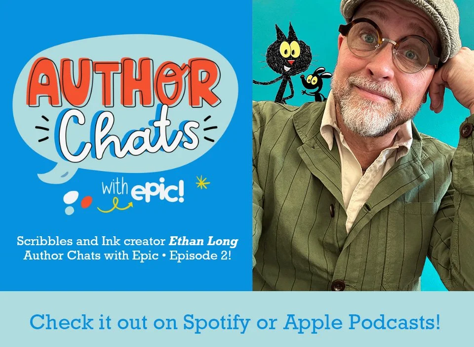 With over 135 books to his name, Ethan Long is one of children's publishing's most prolific &mdash; and refreshingly honest &mdash; creative voices. Based in Queens, New York, Ethan is the creator of the beloved Scribbles and Ink series, seen on Epic