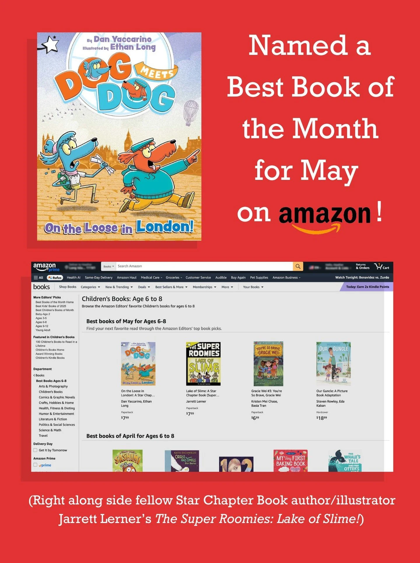Correction: this was for the month of April!

@jarrett_lerner @danyaccarino @simonkids @amazon