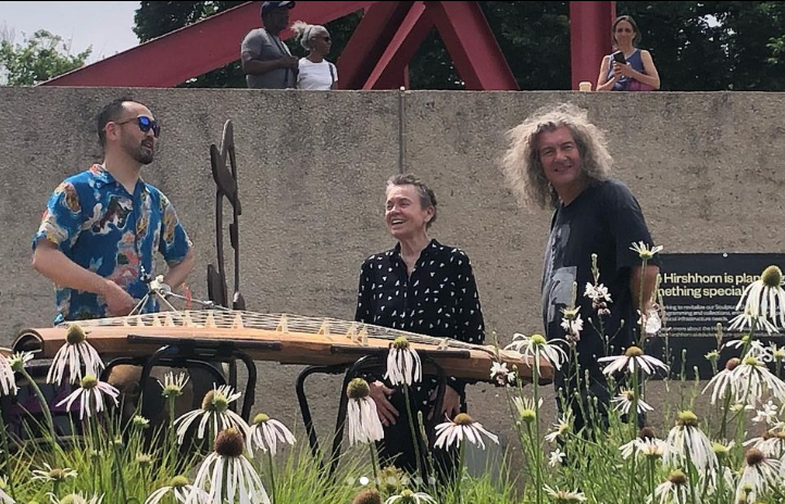 Performance at the Hirshhorn Sculpture Garden with Laurie Anderson and Lou Reed 