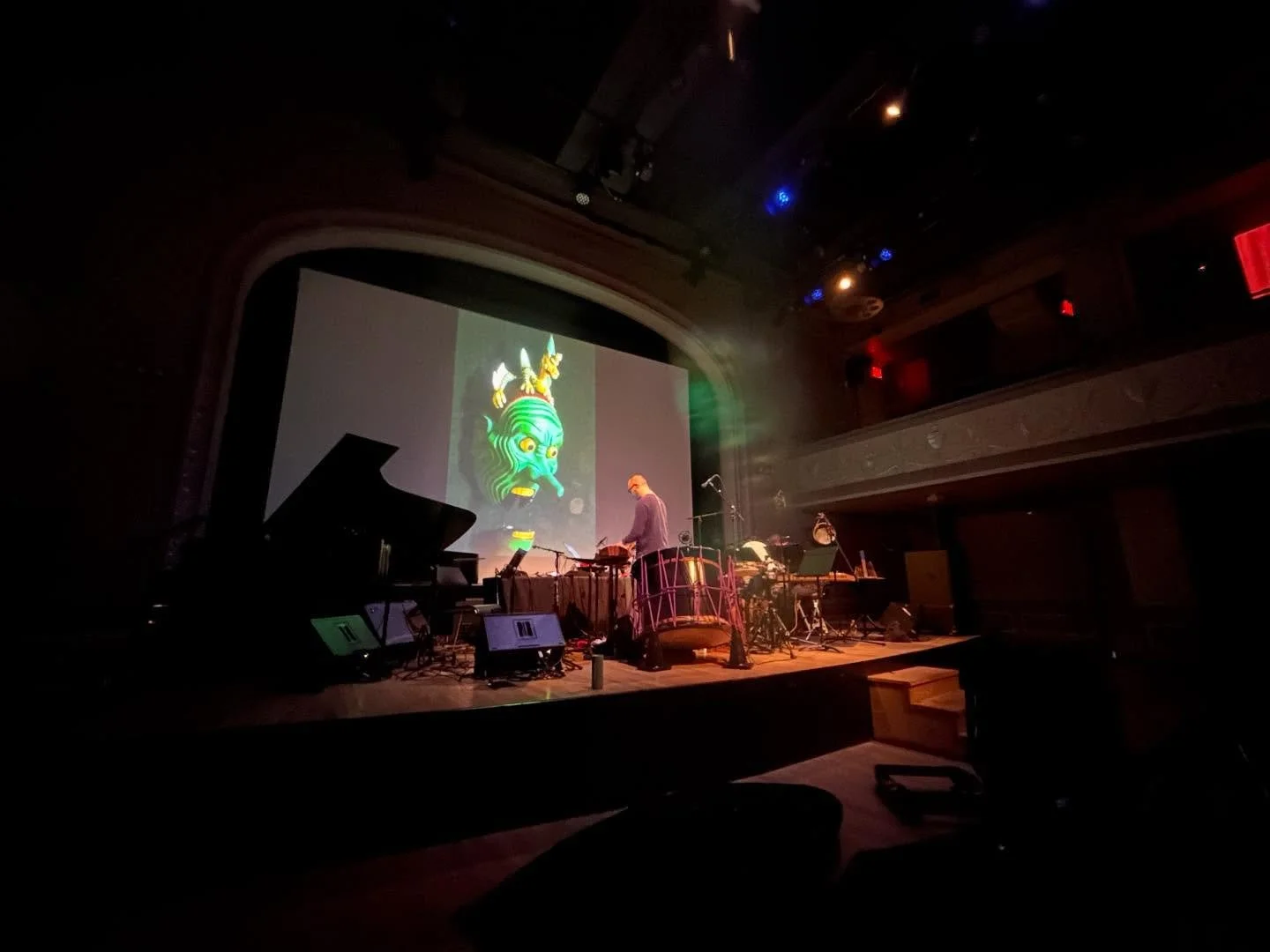 Rehearsing with an old friend