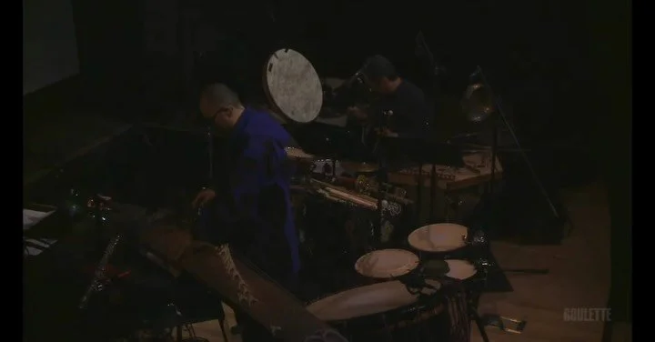 A little more about my single that&rsquo;s out now, The Arch on @newamrecords and @figure8recording records. 

This is a live version of the piece I performed using live looping and with the wonderful Satoshi Takeishi at @roulette_intermedium last ye