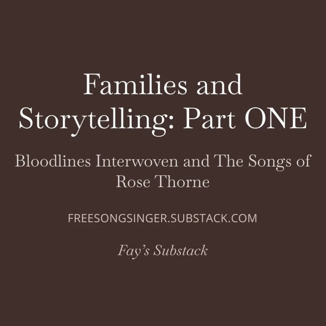 The wonderful @freesongsinger wrote about her time with @bloodlinesinterwoven 

So honored that she was a part of it and grateful that she wrote her account in such loving detail. 

Please visit (and subscribe) to her on Substack!

I know you can&rsq