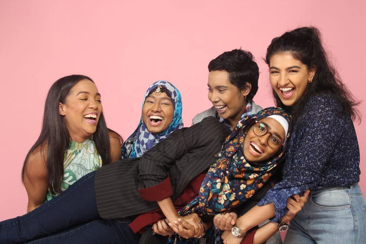 Photograph of mentees of non-profit, Embrace Her Legacy. 
