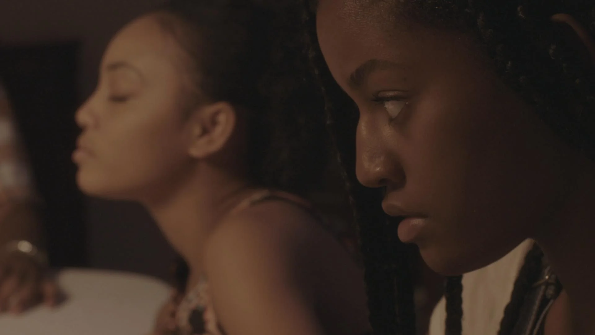 Still from Cross My Heart , a short film written and directed by Sontenish Myers. 