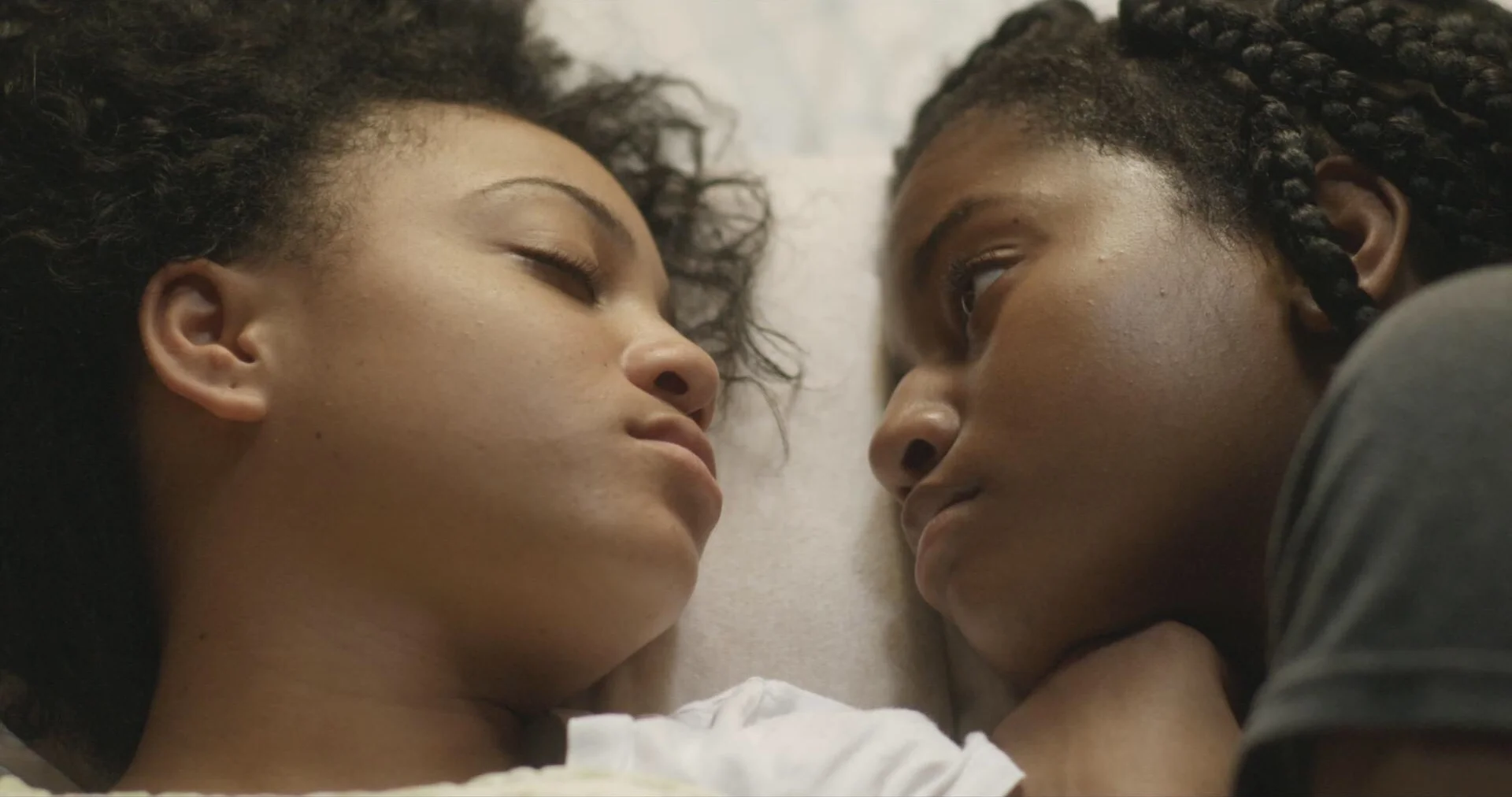 Still from Cross My Heart , a short film written and directed by Sontenish Myers. 