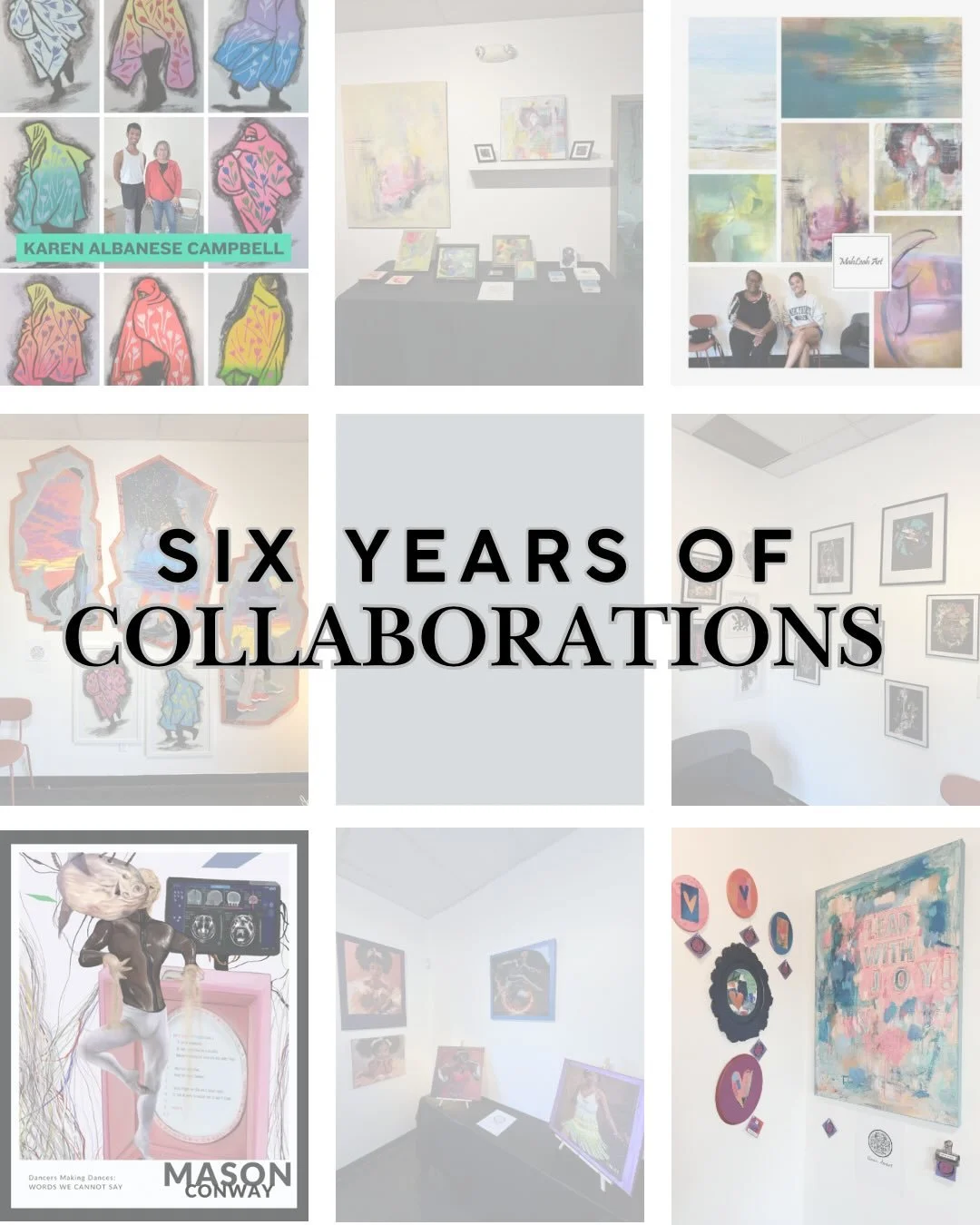 Six years of (DMD) Artist Collaborations:

Dancers Making Dances continues to provide space for visual artists, musicians, and local community artists to create, collaborate, and share new work alongside CDT.

Your gift supports creative opportunitie