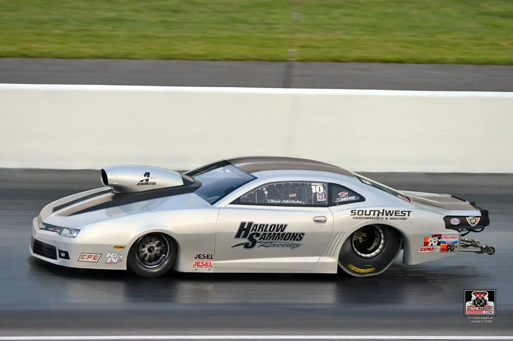 NHRA BRISTOL: CHRIS McGAHA POWERS HARLOW SAMMONS RACING CAMARO TO ANOTHER FINAL