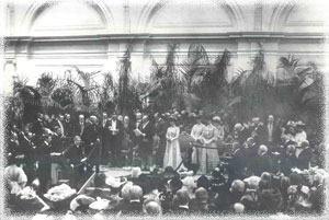 Opening of the Lindley Hall by HM King Edward VII and HM Queen Alexandra, 22 July 1904