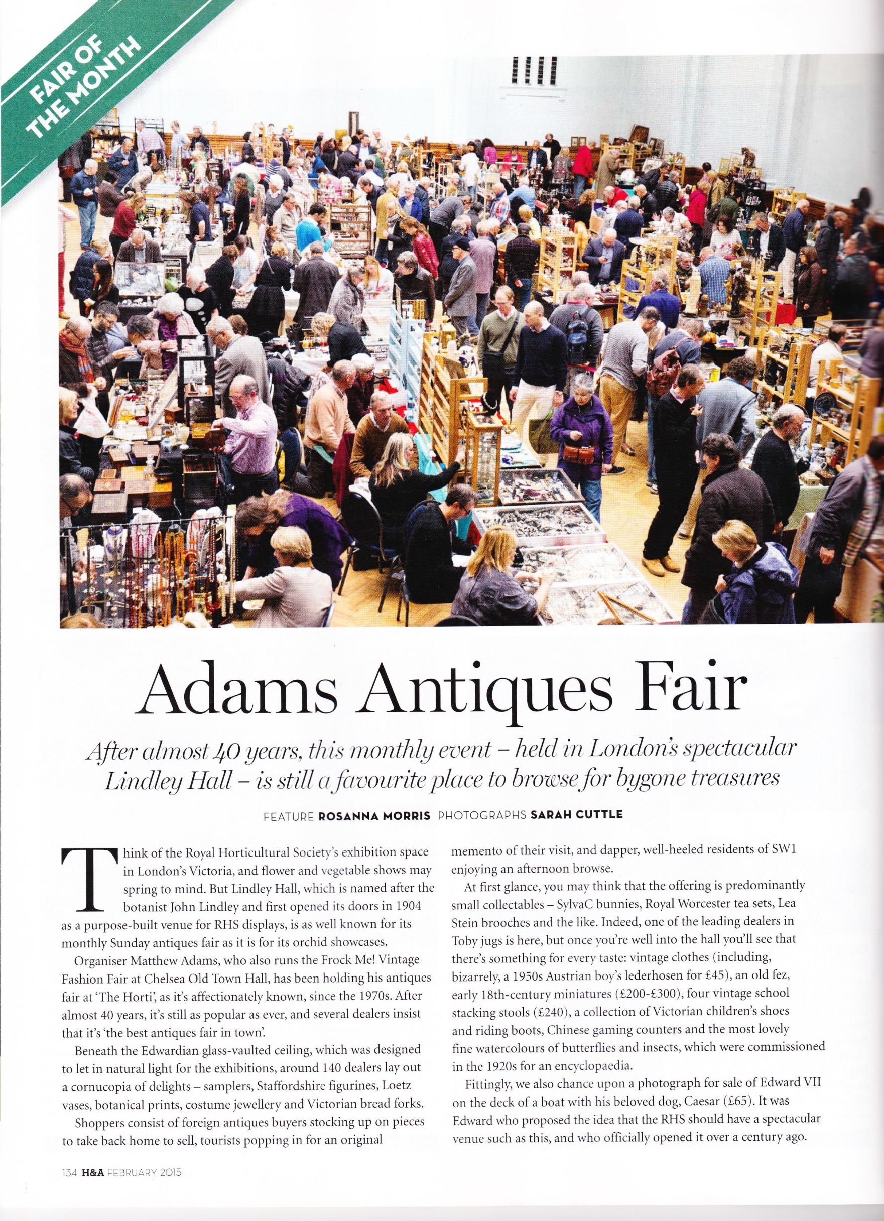 Homes & Antiques Magazine, February 2015