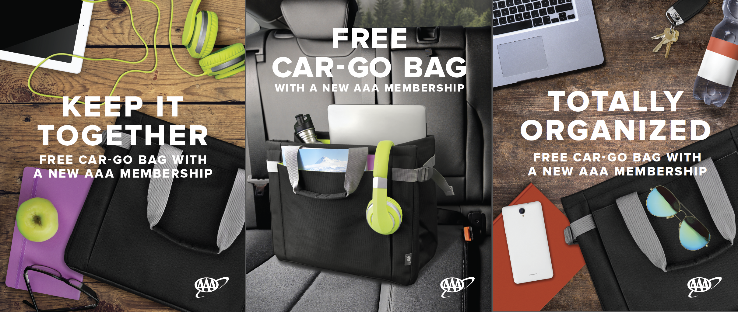 Window clings for AAA branches