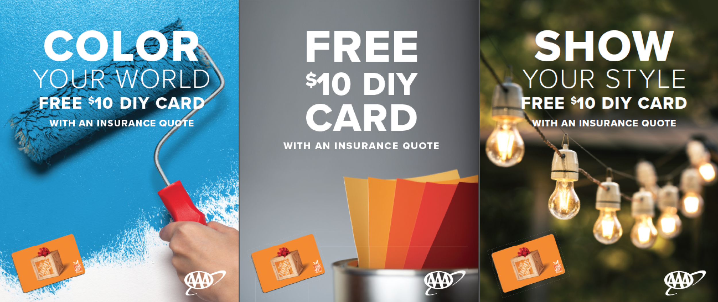 Window clings for AAA branches