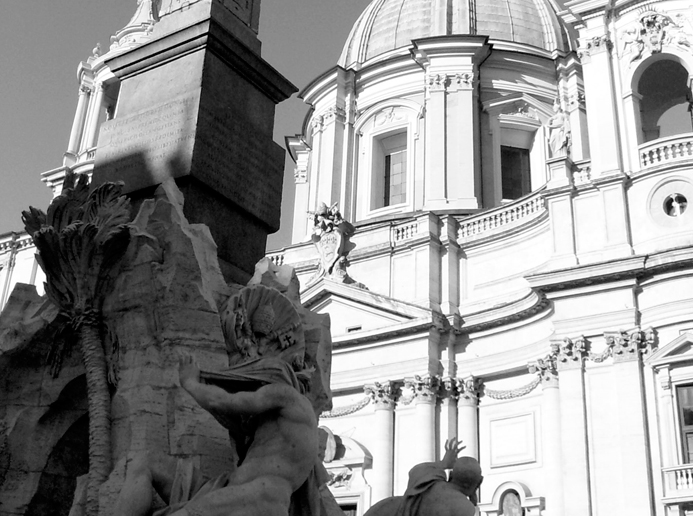 Fontana di Quattro Fiumi, Rome, Italy