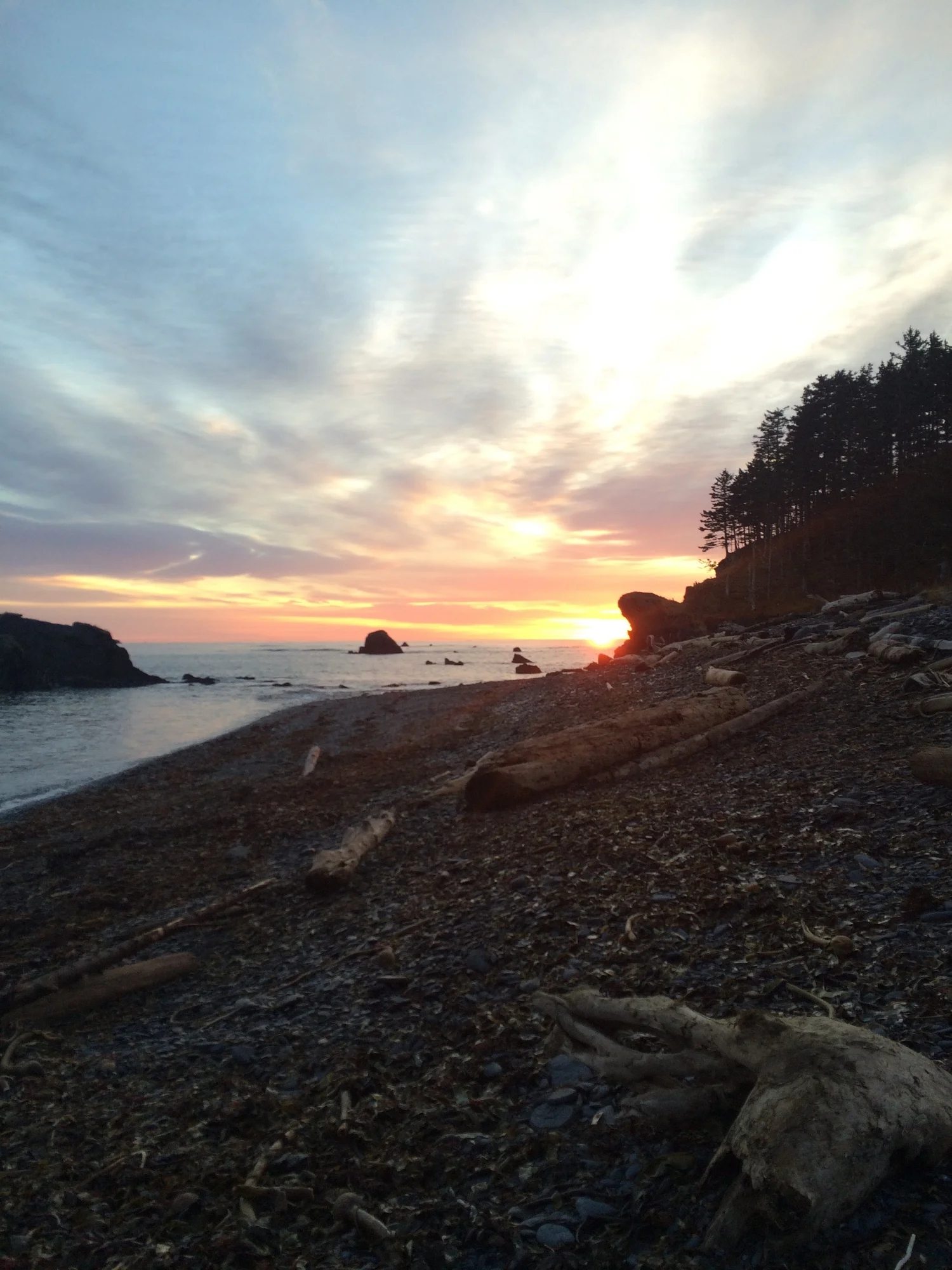 One of the most beautiful sunrises I have ever seen in Kodiak, Alaska!