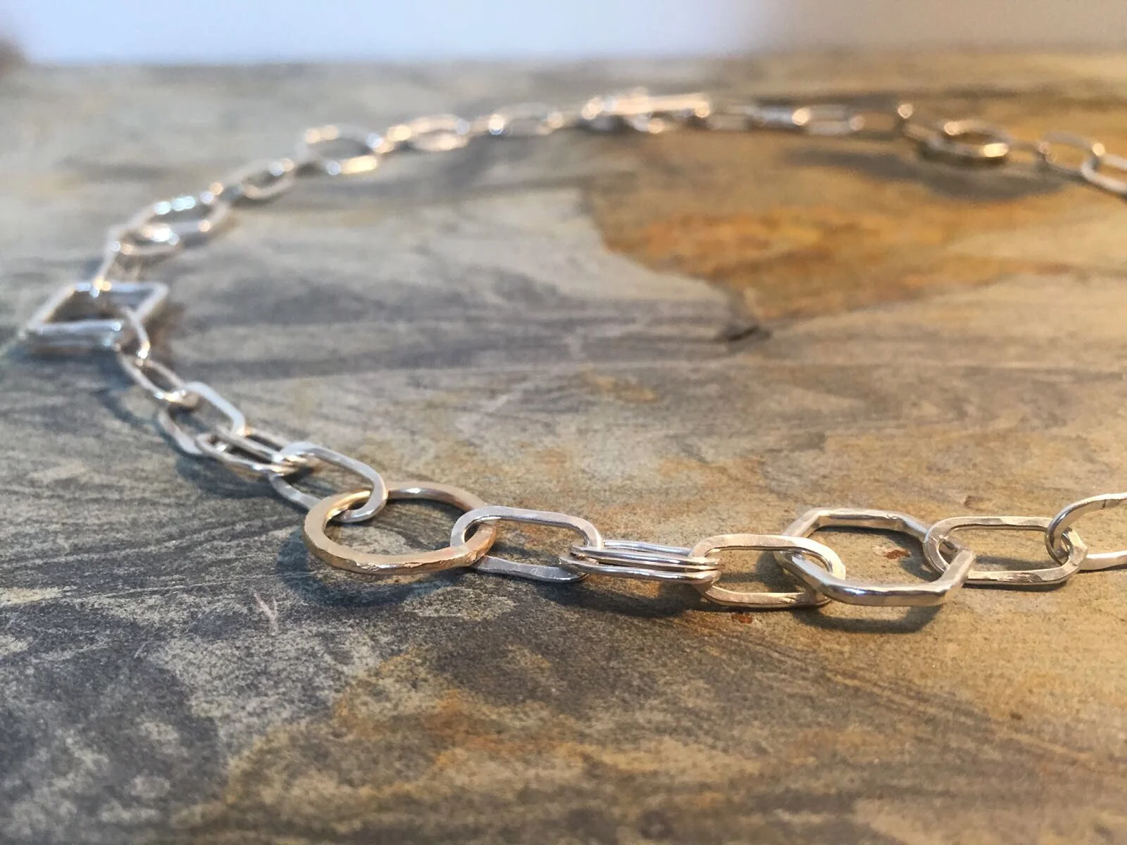 Forest and Fawn Shapes necklace