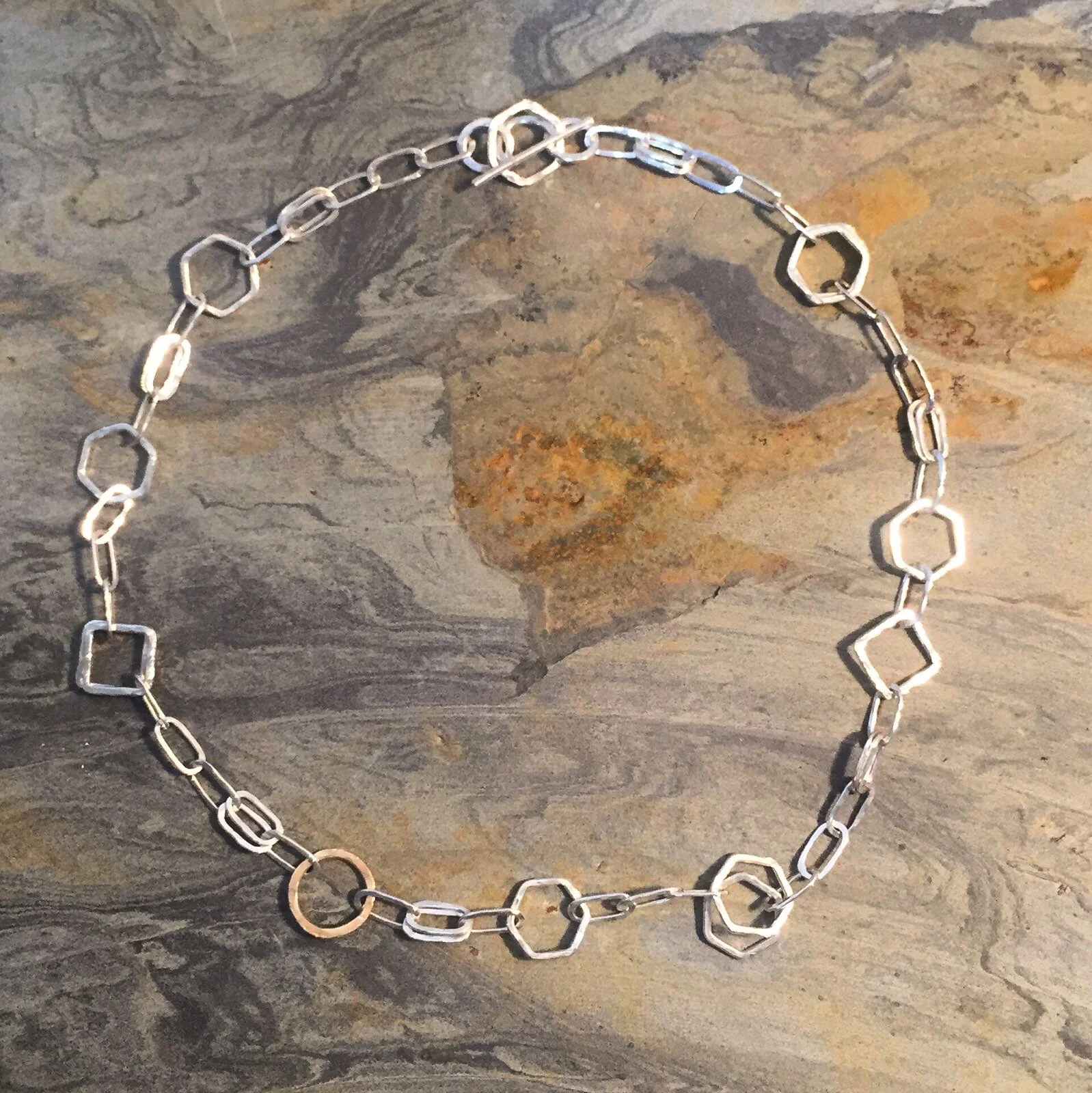 Forest and Fawn Shapes necklace