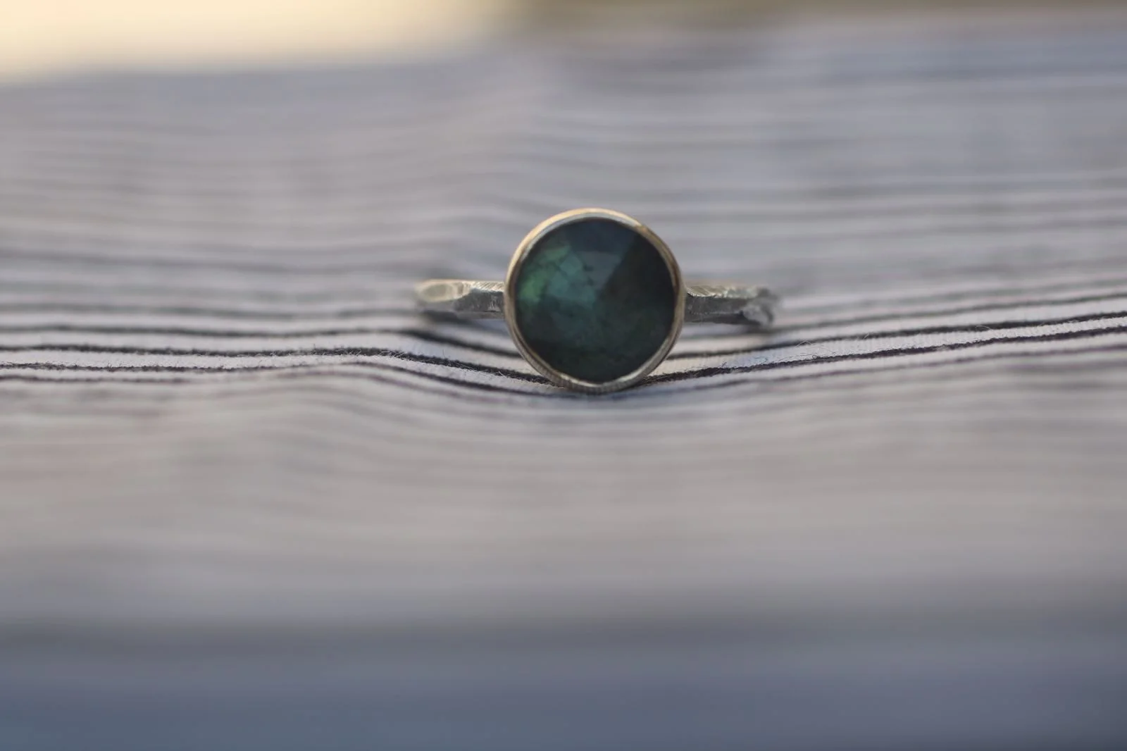 Forest and Fawn Laboradite ring