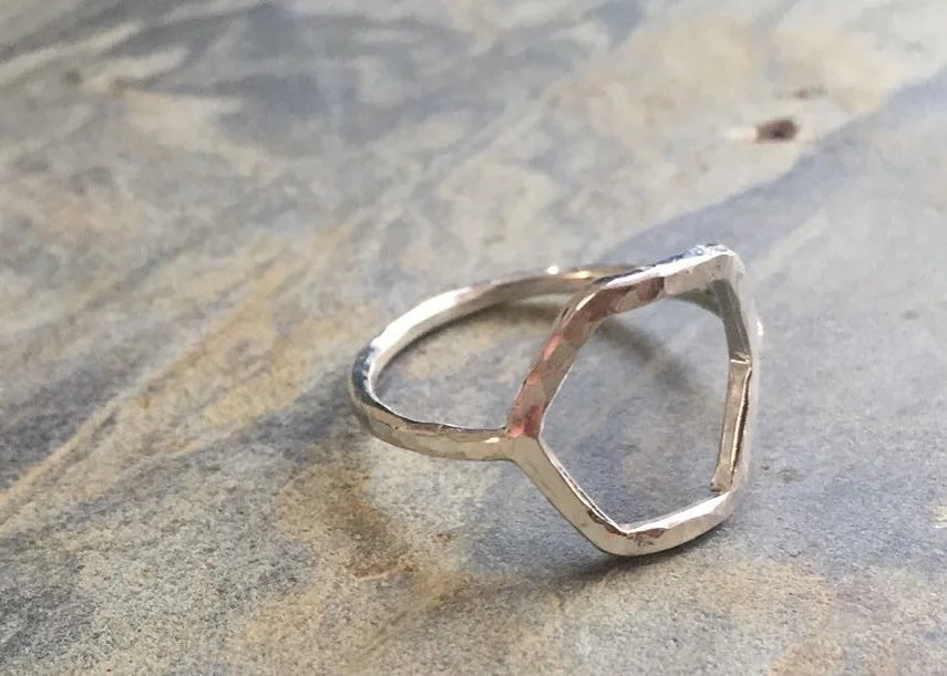 Forest and Fawn Geo ring