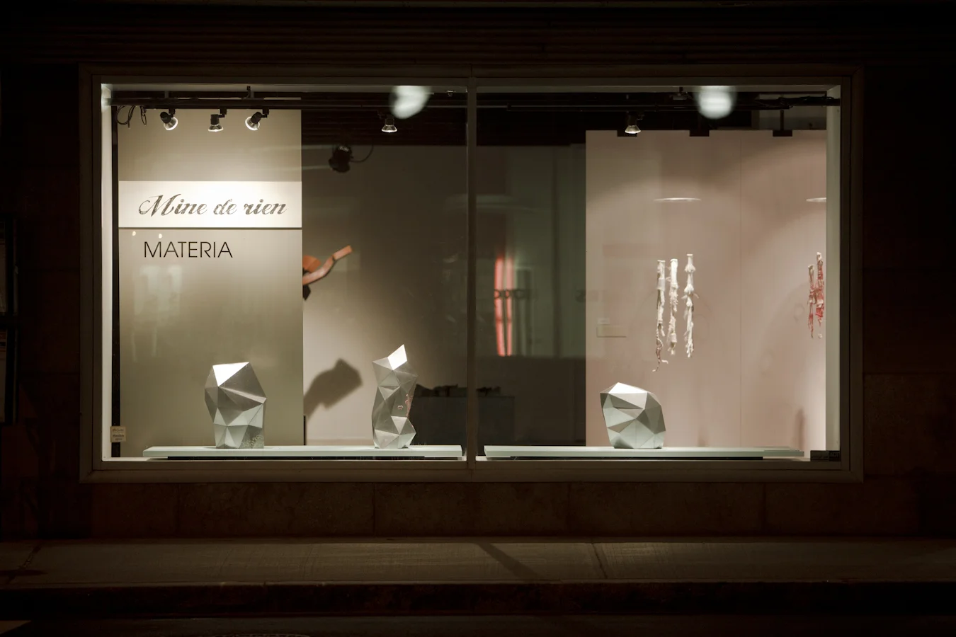  View of exhibition _ 2010,  Mine de rien , MATERIA Center, Québec city, Qc 