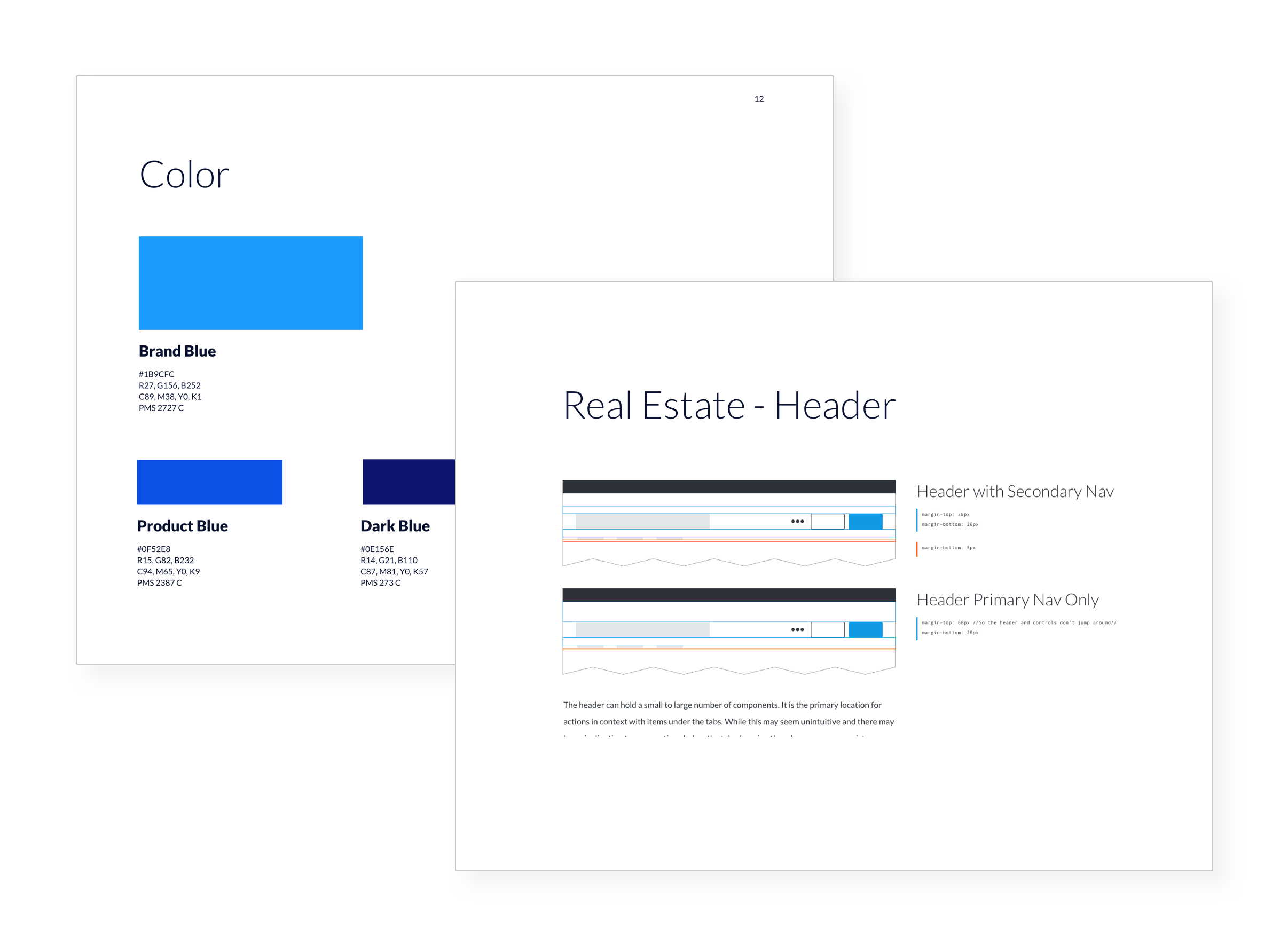 brand guide and design system